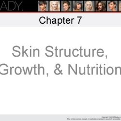 Chapter 7 skin structure growth and nutrition